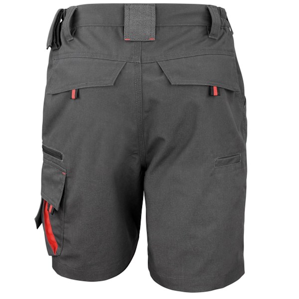 WORK-GUARD by Result Unisex Adult Technical Cargo Shorts L Grey Grey/Black L