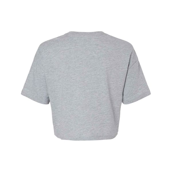 Bella + Canvas Dam/Dam Jersey Crop T-Shirt M Athletic Heather Athletic Heather M