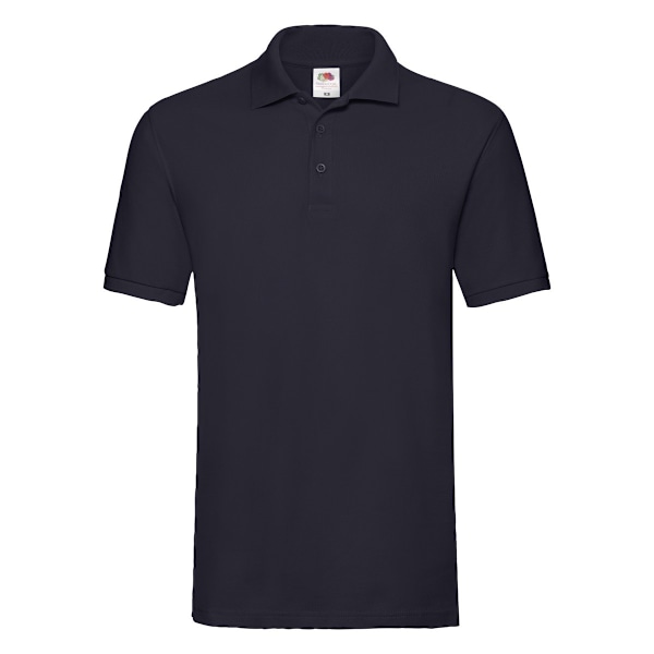 Fruit of the Loom Premium Pique Poloskjorta M Mörkblå Deep Navy M