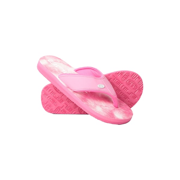 Animal Barn Flip Flops för Barn i Storlek 2 UK, Mörklila Dark Pink 2 UK