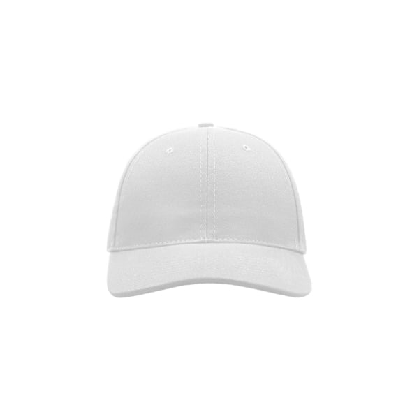 Atlantis Liberty Six borstad bomull 6 panel keps One Size Vit White One Size