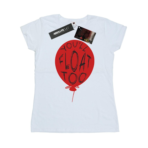 It Dam/Damer Pennywise You´ll Float Too Bomull T-Shirt M Vit White M