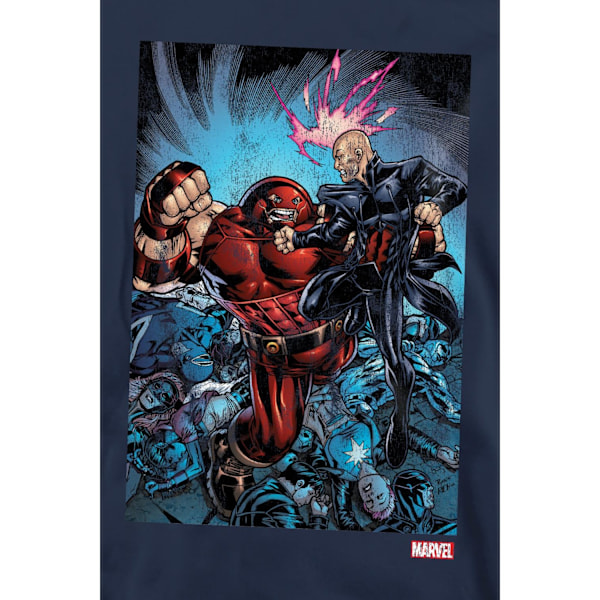 Marvel Unisex Vuxen X-Men Destroy Juggernaut Sweatshirt M Marinblå Navy M