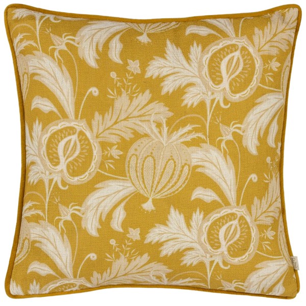 Evans Lichfield Piped Kuddeöverdrag 43cm x 43cm Saffran Saffron 43cm x 43cm