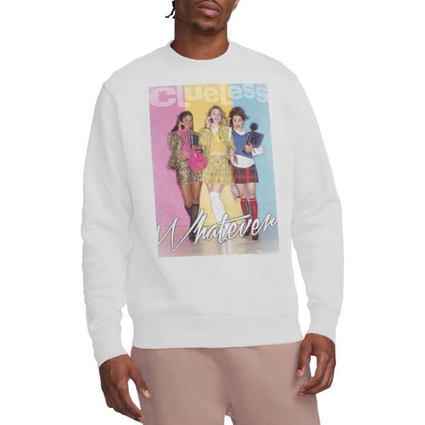 Clueless Unisex Vuxen Whatever Sweatshirt M Vit White M