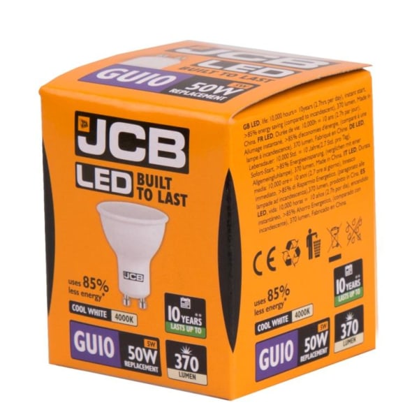 JCB LED GU10 Glödlampa 5w Cool White Cool White 5w