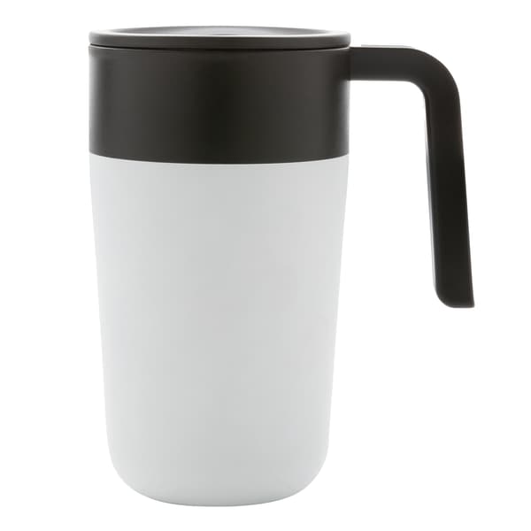 XD Collection Återvunnen Polypropylen Rostfritt Stål Resemugg White One Size