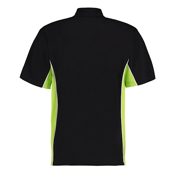 GAMEGEAR Herr Track Polycotton Pique Poloshirt XL Svart/Lime Black/Lime XL