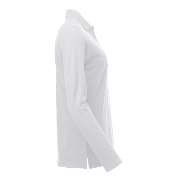 Clique Dam/Kvinnor Klassisk Marion Långärmad Polotröja XS White XS