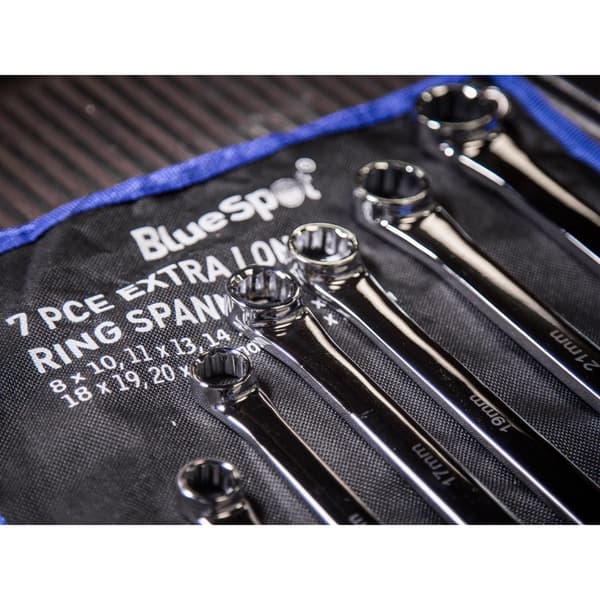 Bluespot Tools Extra Lång Ringnyckelset, 7 Delar En Storlek Mu Multi Colour One Size