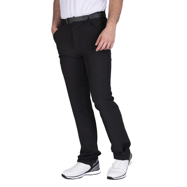 Island Green Herr Tour Stretch Smalbenade Golfbyxor 30L Blå Black 30L