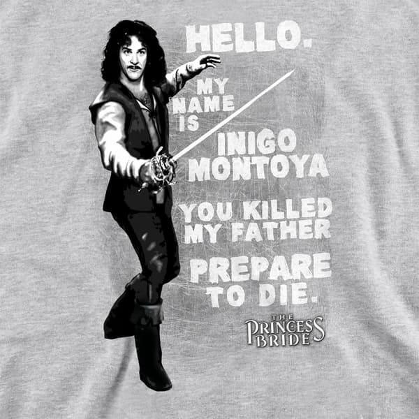 The Princess Bride Unisex Vuxen Hello Again Sweatshirt S Athletic Athletic Heather S