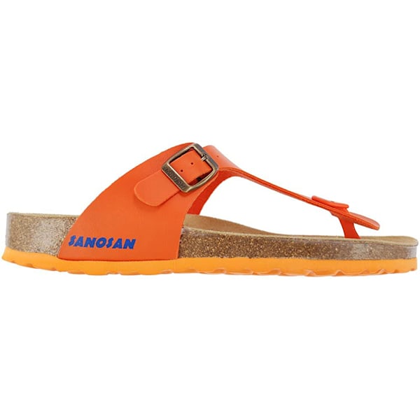 Sanosan Dam/Dam Geneve Sano Sandaler 7 UK Orange/Brun Orange/Brown 7 UK