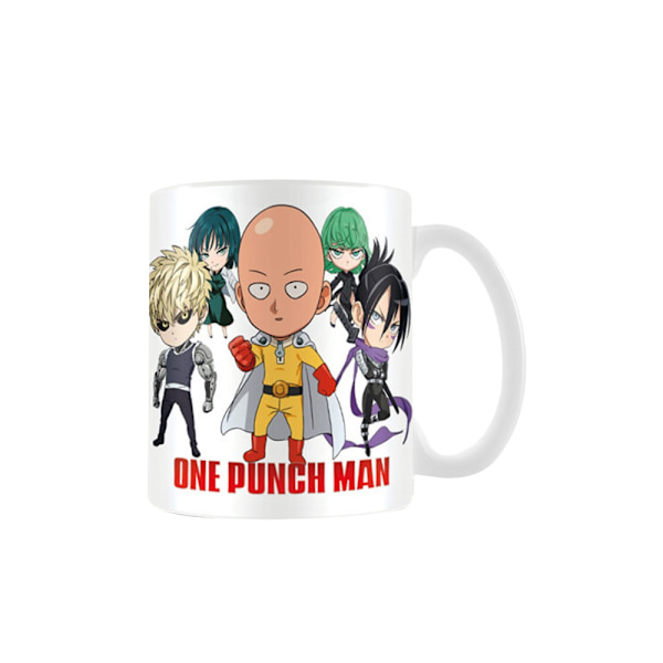 One Punch Man Chibi Mug En Storlek Vit/Flerfärgad White/Multicoloured One Size