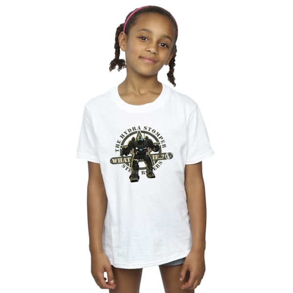 Marvel Girls What If Hydra Stomper Rodgers Bomull T-shirt 7-8 år White 7-8 Years