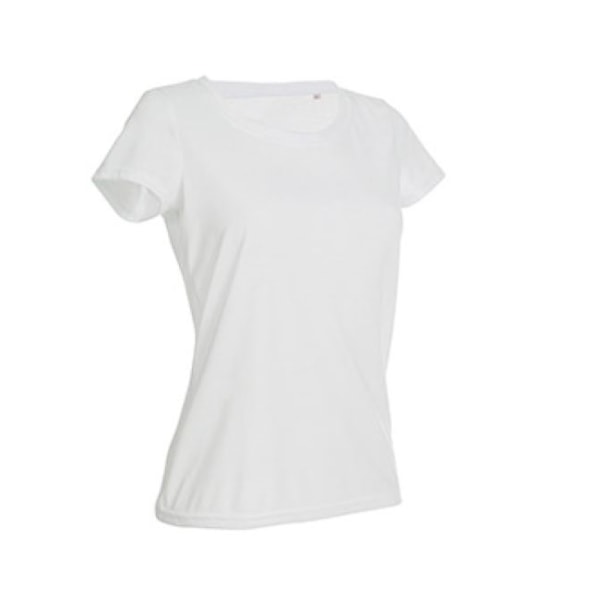 Stedman Dam/Kvinnor Active Cotton Touch Tee M Vit White M