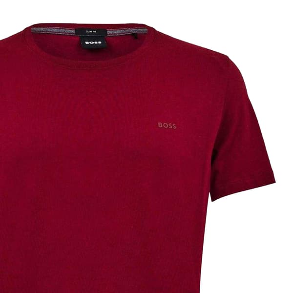 Boss Herr Tessler 33 Regular T-shirt S Mörkröd Dark Red S