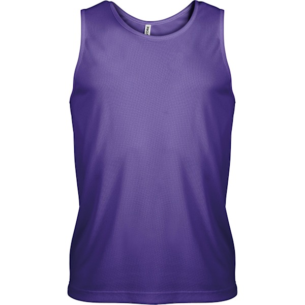 Kariban Proact Herr Sleeveless Sports Training Vest M Violet Violet M