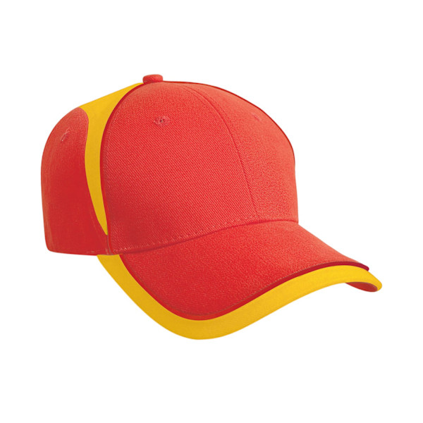 Result National Cap One Size Röd/Gul Red/Yellow One Size