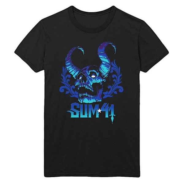 Sum 41 Unisex Demon Bomull T-shirt M Svart/Blå Black/Blue M