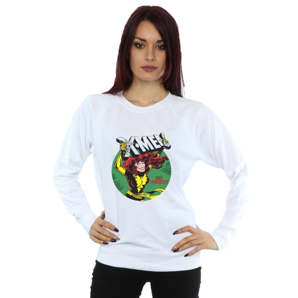 Marvel Dam/Kvinnor X-Men besegrade av Dark Phoenix Sweatshirt White XL