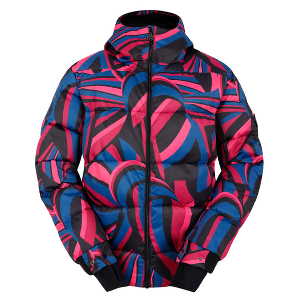 Dare 2B Dam Showcase Mönstrad Baffled Skidjacka 16 Hot Pink 16 UK