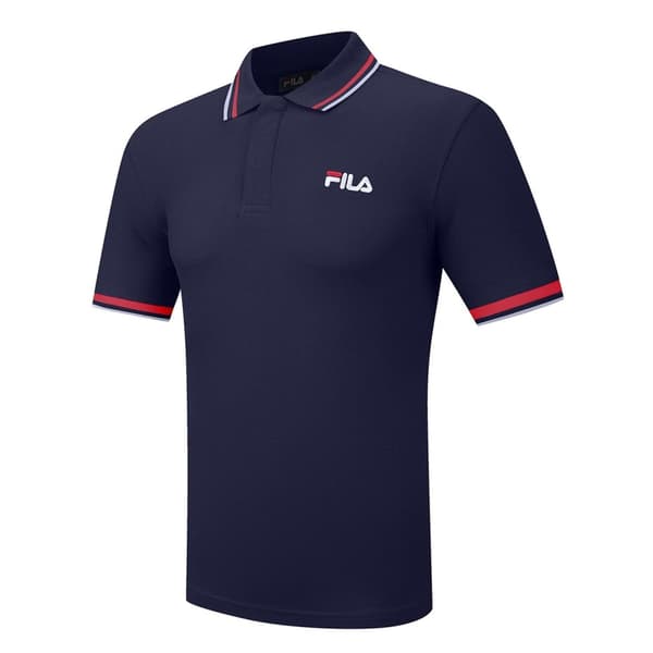 Fila Herr Bowey Pikétröja L Marinblå Navy L