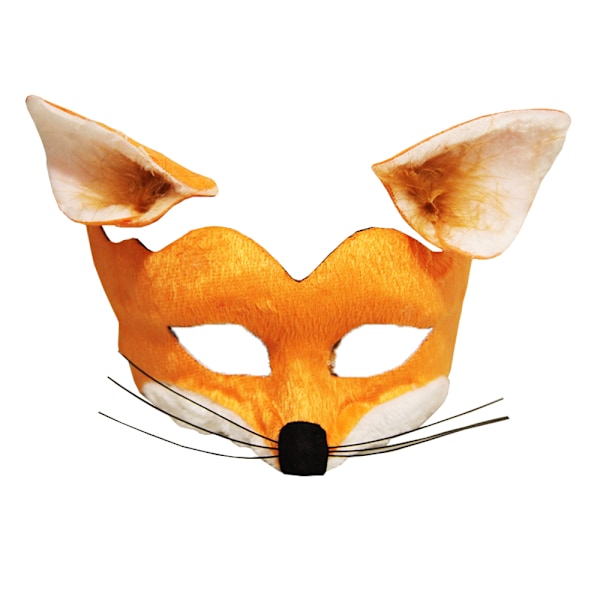 Bristol Novelty Unisex Vuxen Mask Öron Räv Set En Storlek Orange Orange/White One Size