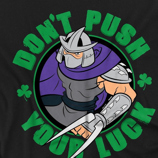 Teenage Mutant Ninja Turtles Herr Lycka Shredder St Patrick's Day Black XL