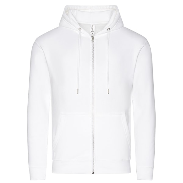 Awdis Mens Organic Full Zip Hoodie L Arctic White Arctic White L