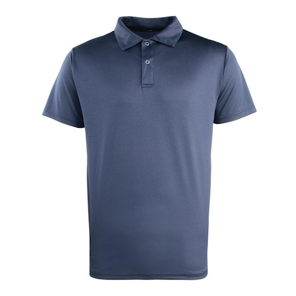 Premier Unisex Coolchecker Pique Poloskjorta 3XL Marinblå Navy 3XL