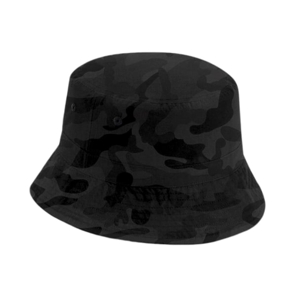 Beechfield Unisex Vuxen Camo Återvunnen Polyester Bucket Hat L-XL Midnight L-XL