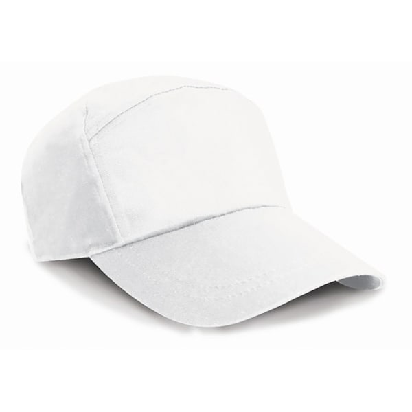 Result Unisex Enfärgad Baseballkeps One Size Vit White One Size