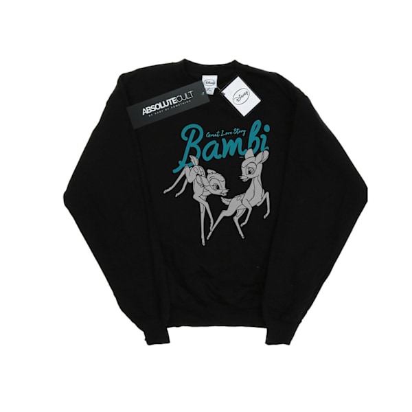Disney Herr Bambi Great Love Story Sweatshirt XXL Svart Black XXL