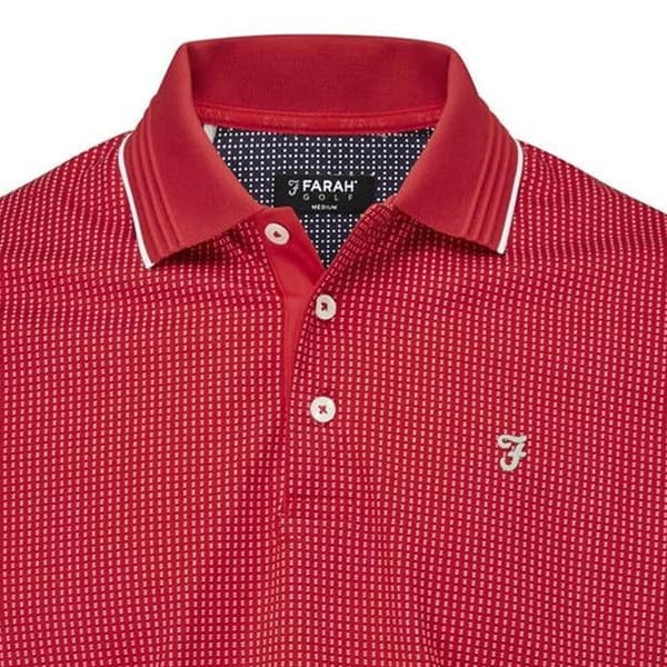Farah Herr Ferris Pikétröja M Jester Röd/Vit Jester Red/White M