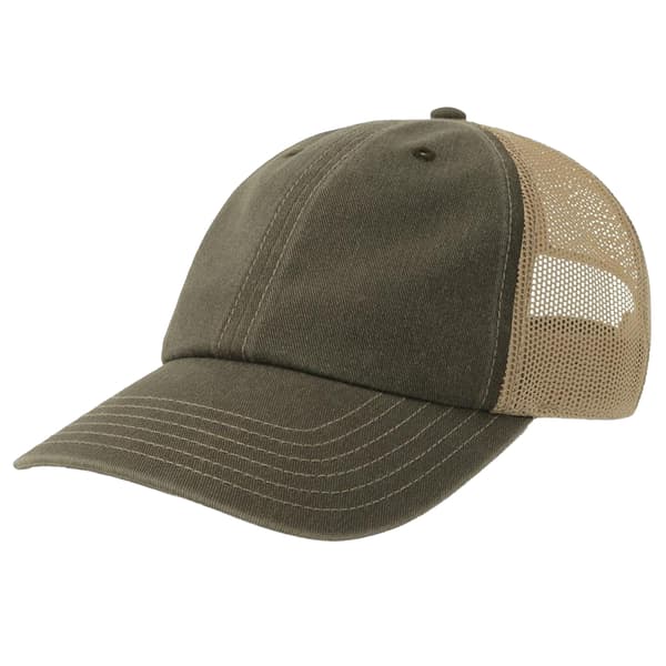 Atlantis Unisex Vuxen Acteon 6 Panel Trucker Keps En Storlek Oliv Olive/Khaki One Size