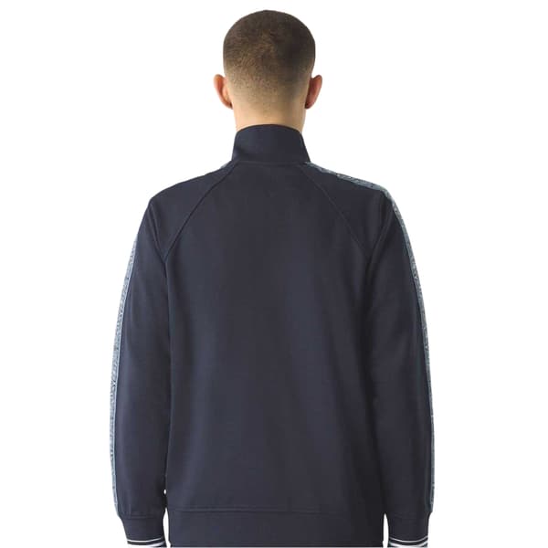 Pretty Green Herr Eclipse Paisley Taped Raglan Träningströja S Marinblå Navy S