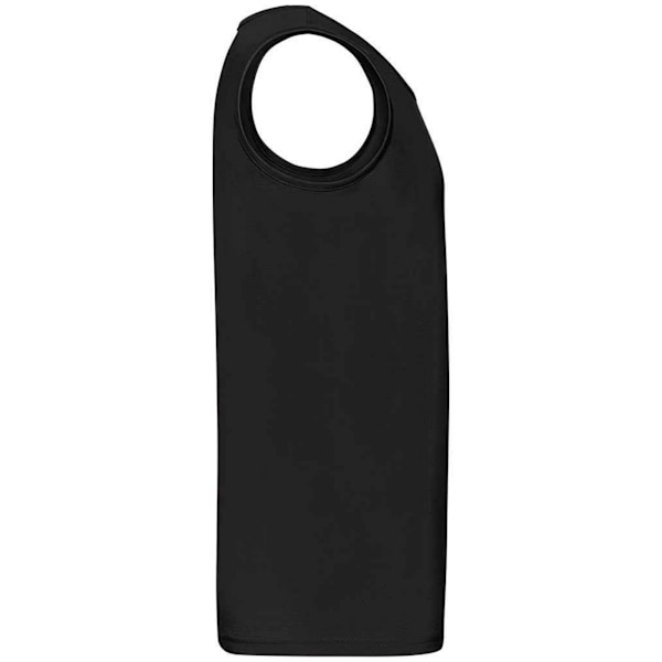 Fruit of the Loom Herr Athletic Vest Top XXL Svart Black XXL
