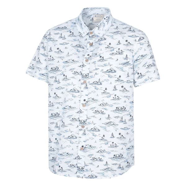 Mountain Warehouse Herr Preston Illustration Skjorta 3XL Vit White 3XL