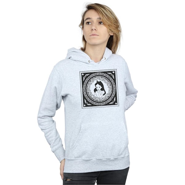 Disney Dam/Kvinnor Alice In Wonderland Box Hoodie S Heather G Heather Grey S