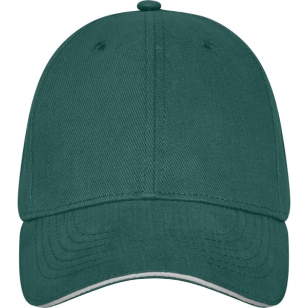 Elevate Unisex Adult Darton Sandwich 6 Panel Cap One Size Forest Forest Green One Size