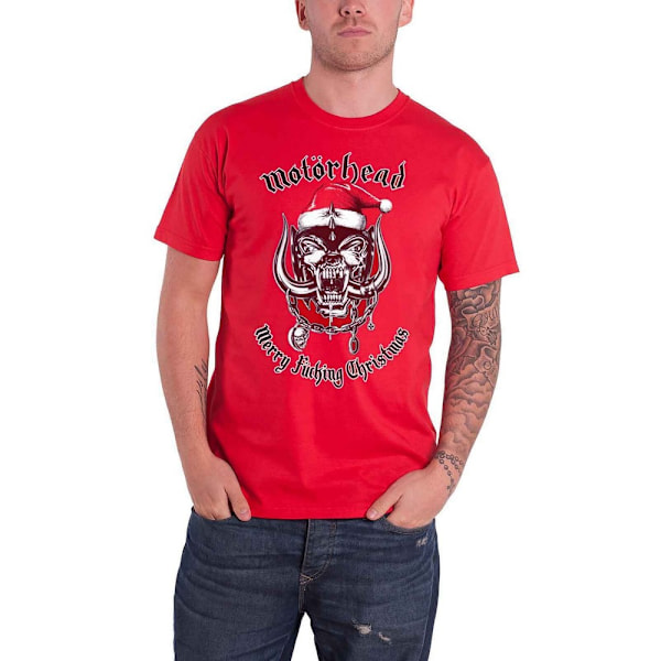 Motorhead Unisex Vuxen Jul 2017 Baktryck Bomull T-shirt Red S