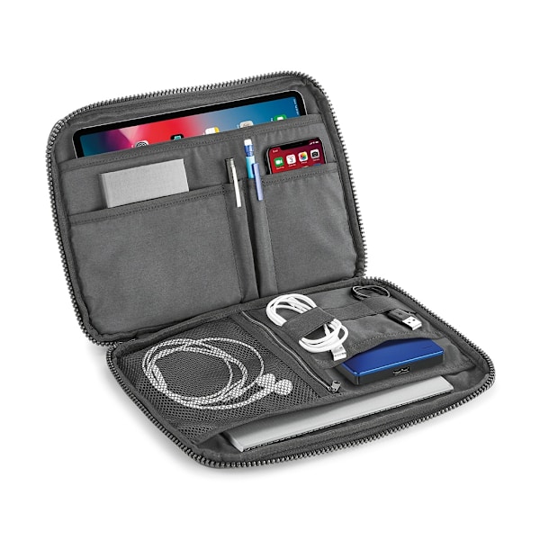 BagBase Essential Tech Organiser One Size Grey Marl Grey Marl One Size