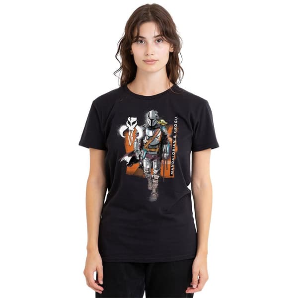 The Mandalorian & Grogu Dam/Dam Graffiti Spray T-shirt M Black M