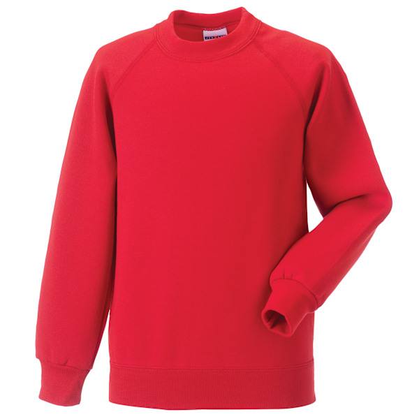 Jerzees Schoolgear Barn Raglanärm Sweatshirt 9-10 Brig Bright Red 9-10