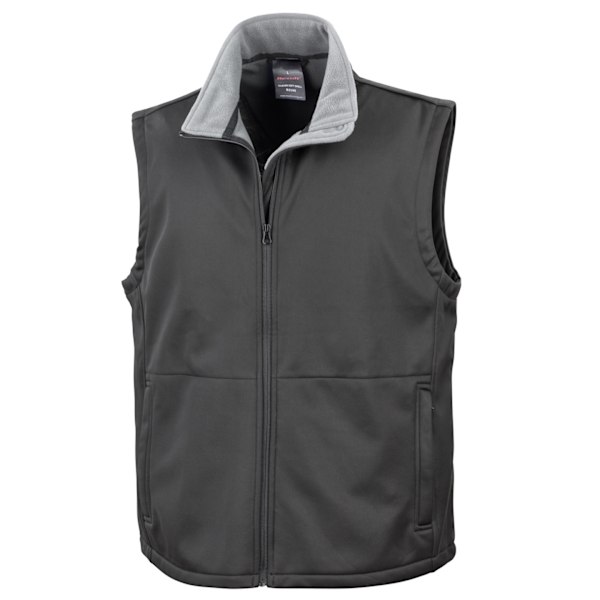Result Herr Core Soft Shell Bodywarmer Jacka 2XL Svart Black 2XL