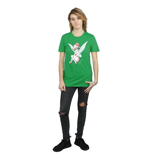 Disney Womens/Ladies Tinkerbell Julfe Cotton Boyfrien Irish Green XXL