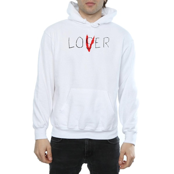 It Mens Loser Lover Hoodie 3XL Vit White 3XL