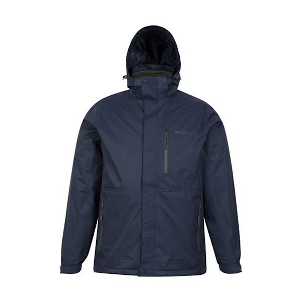 Mountain Warehouse Mens Bracken Extreme 3 i 1 Vattentät Jacka Indigo M