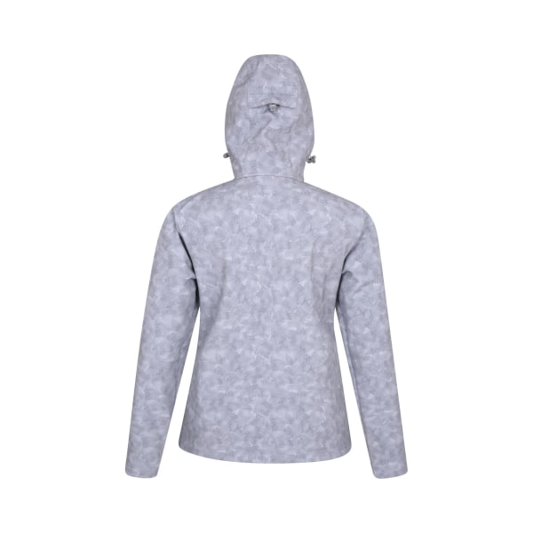 Exodus Dam/Kvinnor Tryckt Vattenavvisande Mjuk Skaljacka Light Grey 18 UK